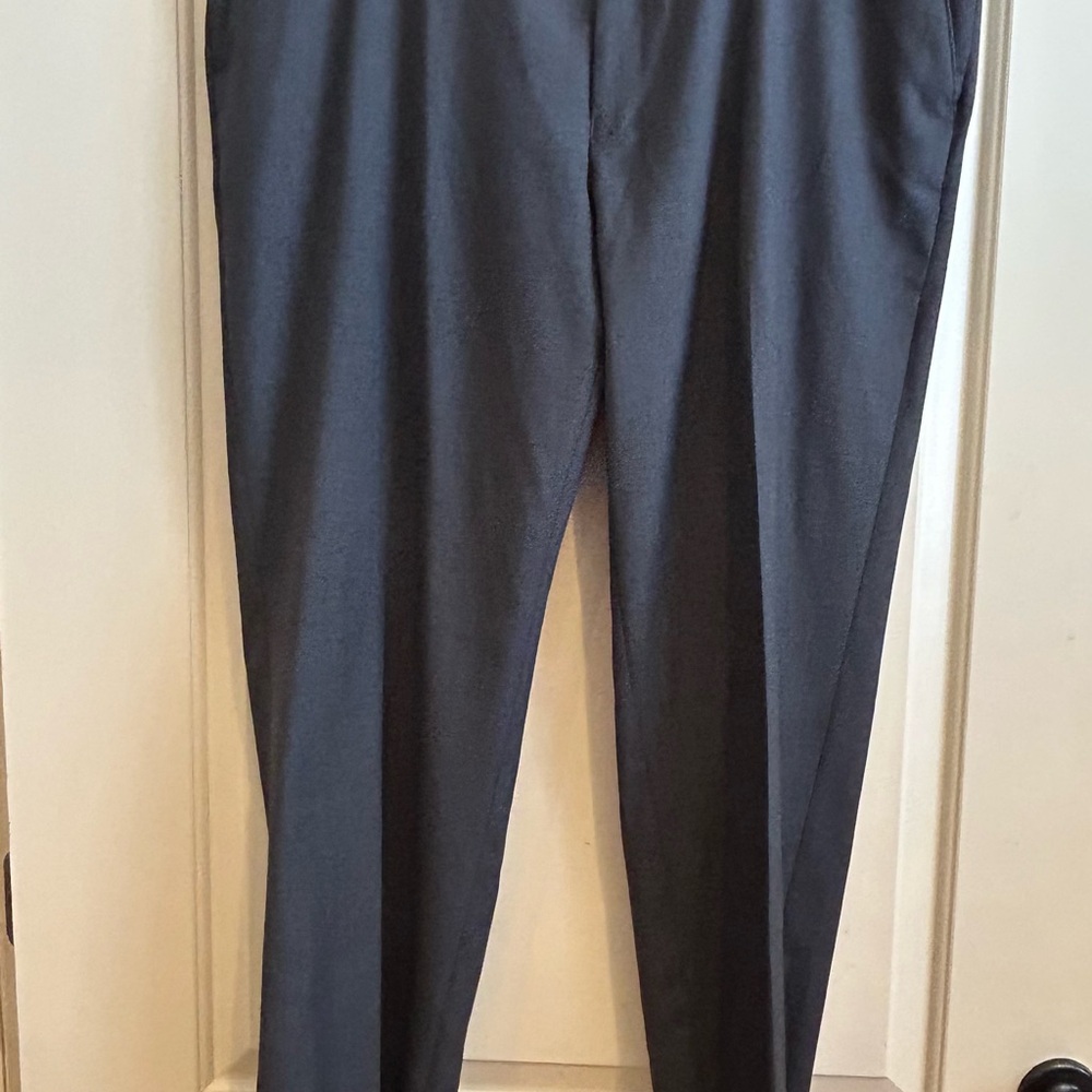 Stafford Men's Charcoal Dress Pants